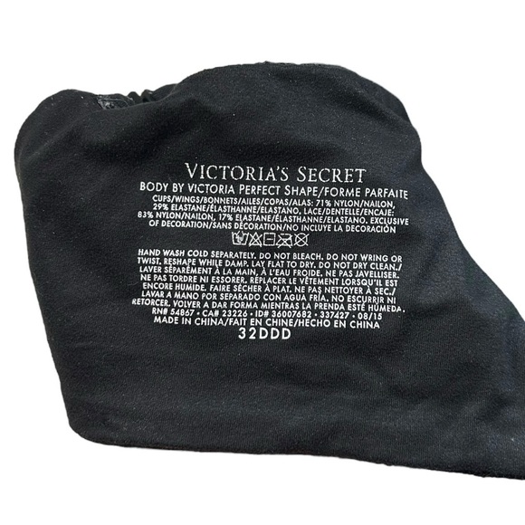 Victoria's Secret Women's Bra Body By Victoria Perfect Shape Size 32DDD - Picture 3 of 3